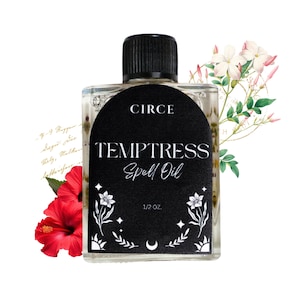 Verleidelijke spreukolie 1/2 oz | Rituele olie | Hekserij Heidense kruidenolie | Lichaamsolie Verleidsterspreuk Altaar | Liefdesspreukolie | Trek nieuwe liefde aan