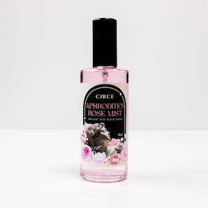 Aphrodite&#39;s Rose Mist | Organic Rose Water Toner | Rose Hydrating Face Mist | Skin Soothing, Hydrating, Uplifting | Natural Skin Care