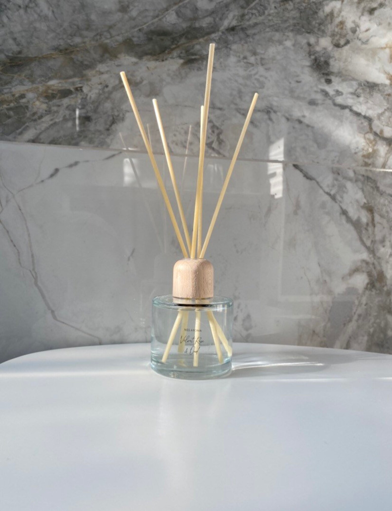 Velvet rose and oud reed diffuser 100ml with vegan base Etsy