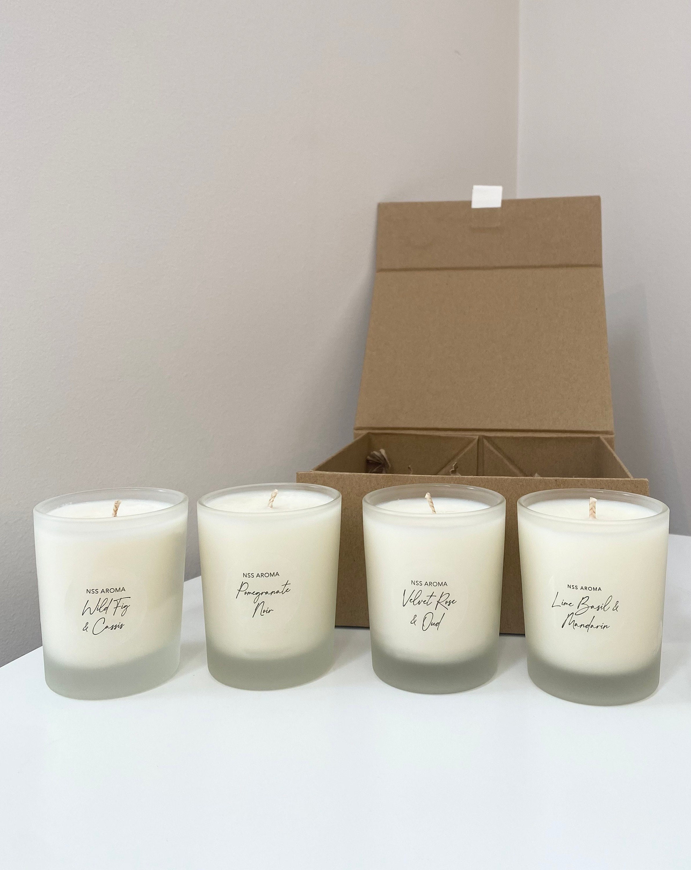 White company inspired 3 candle gift set / winter / wild mint Etsy