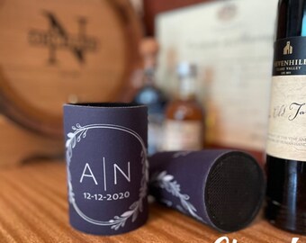 25 x Personalised Stubby Holders with bases