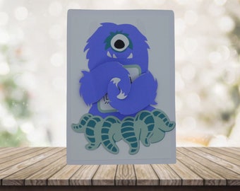 Carte d’anniversaire Monster