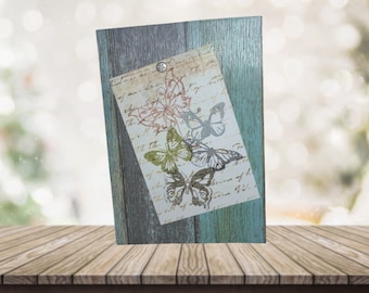 Butterfly Notes Card - Size A7