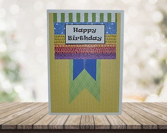 Pennant Birthday Card