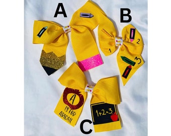 Back to School Bow Collection