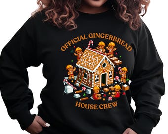 Gingerbread house Crew Sweatshirt