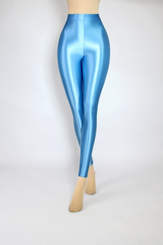 LEOHEX Shiny Metallic Sexy Satin Leggings XS to 3XL Sizes Available Free  Shipping Worldwide -  Canada