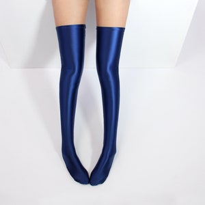 Shiny Thigh High Pantyhose Stocking 14 Colors Spandex Tights - Etsy