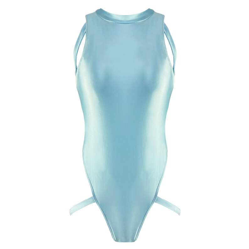 Shiny Metallic GString One piece Swimsuit Leotard Slim Etsy 日本