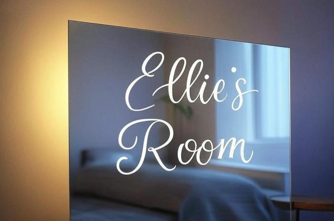 Personalized Laser Engraved Mirror 24 Inch by 20 Inch With Your Custom ...