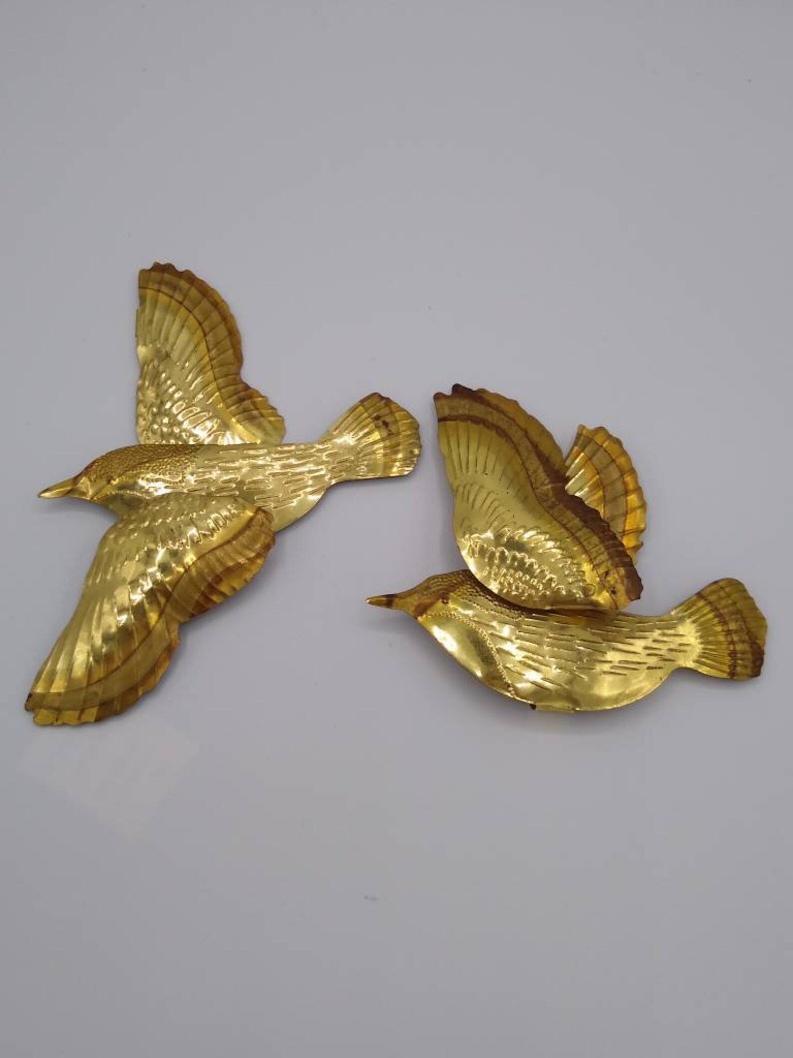 Vintage Hammered Copper Wall Art Etsy