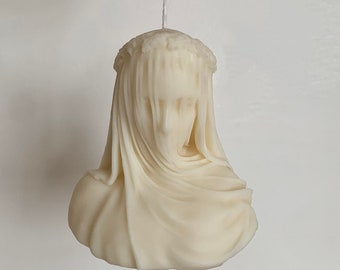 Veil woman candle
