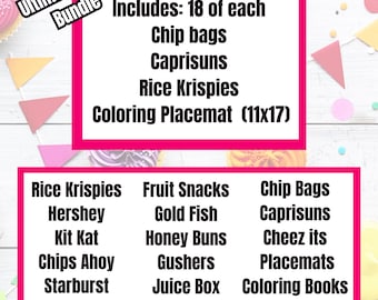 Custom Party Favor Bundles (filled)