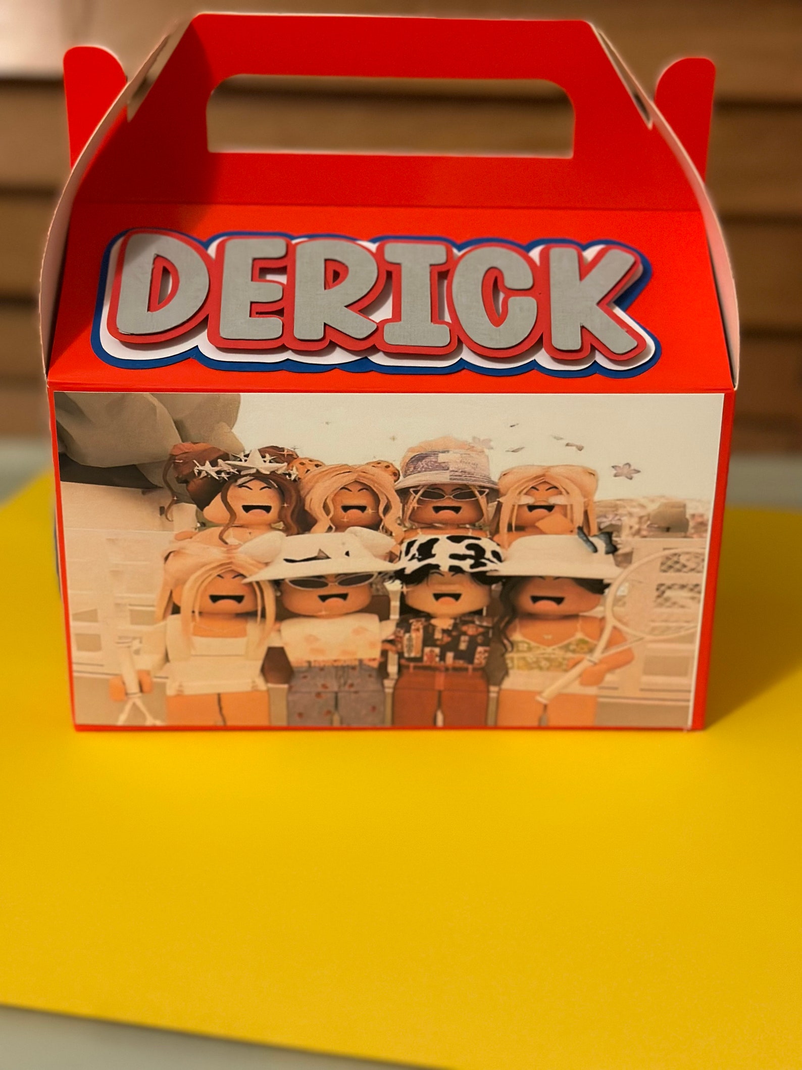 Roblox Party Favor Boxes Roblox Gable Boxes Birthday Party - Etsy