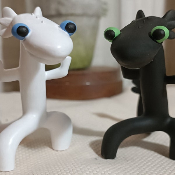 Figurine dansante édentée sculpture Dragon imprimé en 3D pour décoration cadeau Meme