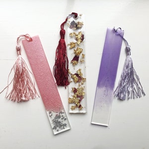 Benutzerdefinierte Harz Lesezeichen - personalisiertes Geschenk