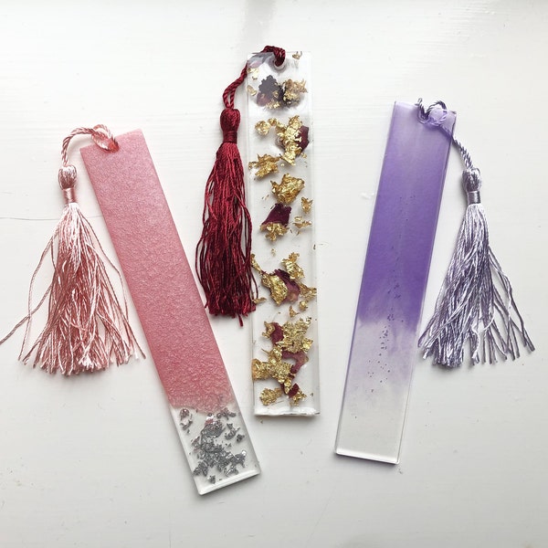 Custom Resin Bookmarks - Mother’s Day Gift, Birthday Present, Personalised Gift, Thank you Gift