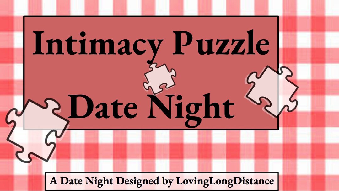 Intimacy Puzzle Date Night Naughty & Nice Etsy