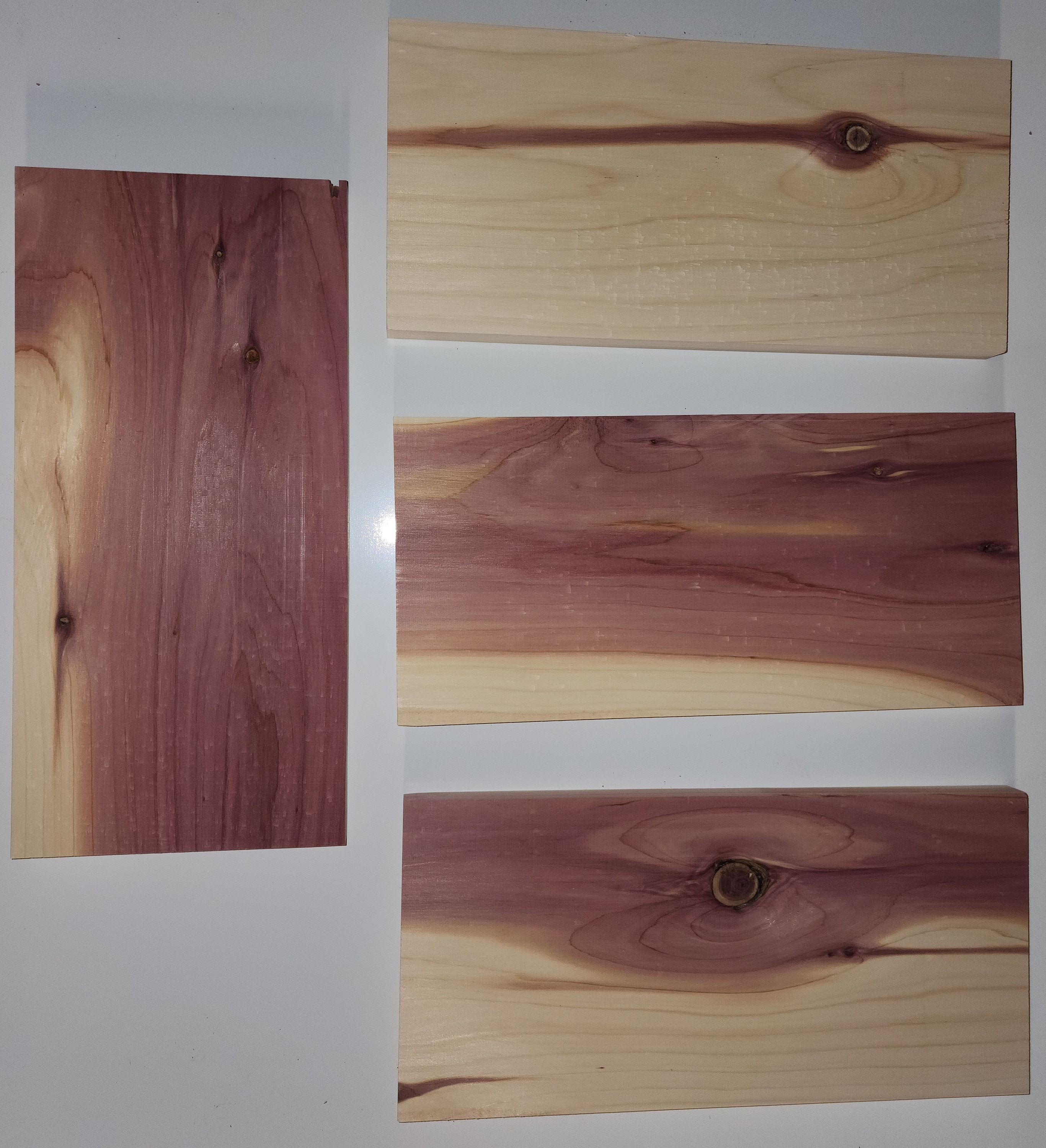 thumbnail image 2 of Aromatic Red Cedar Slabs – Kiln Dried, Flattened, Planed Live Edge Wood – Various Sizes (USA Made) 2 of 3