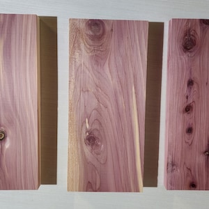 1 piece -Aromatic Red Cedar planks, boards, blank supplies and ready to craft Glow forge, Laser or Engraver boards, Wood Burning