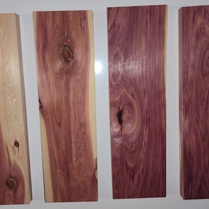 Aromatic Red Cedar planks, boards, blank supplies and ready to craft