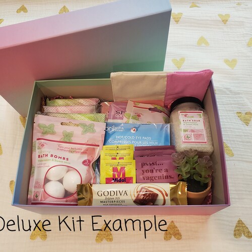 Period Gift Box First Period Kit Period Survival Kit Etsy