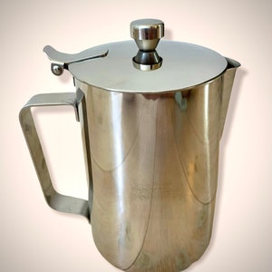 Vintage stainless steel coffee pot