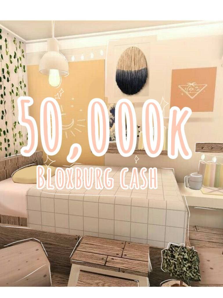 50k Bloxburg Cash Etsy