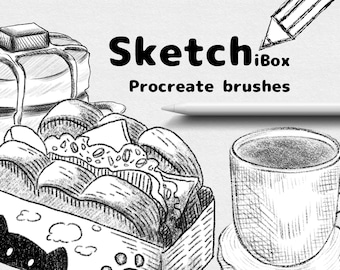 Procreate Sketch Brushes: Paper Texture Pencils brushes