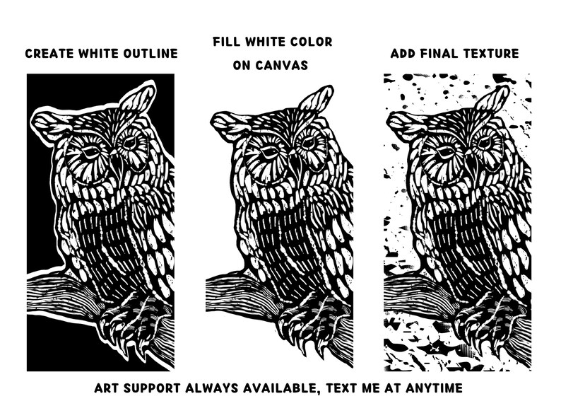 Procreate Linocut Brushes Linocut Pattern Brushes 39 Etsy