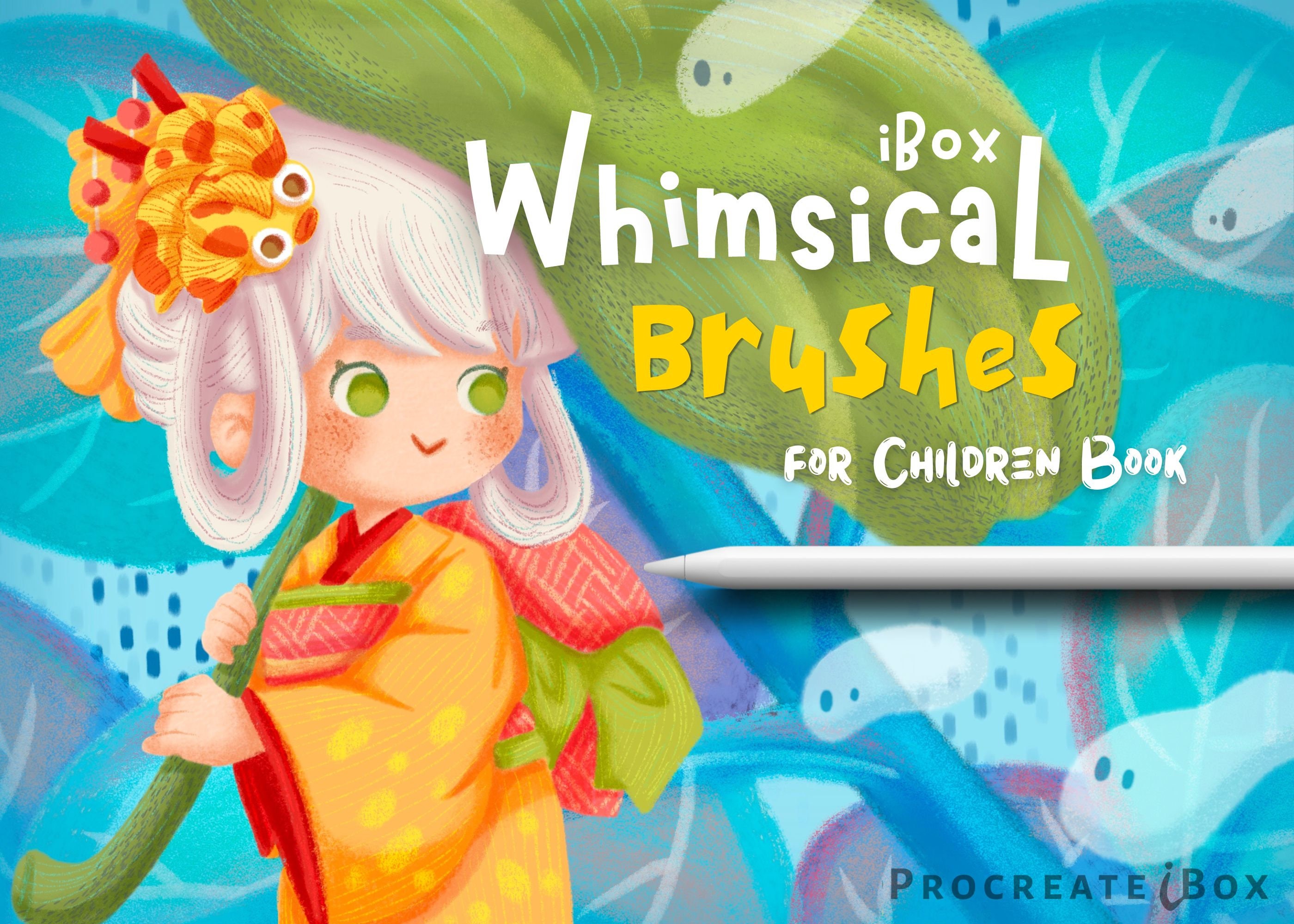 Procreate Whimsical Kawaii Brush Set: For Children's Book Art Style (Digital Download)