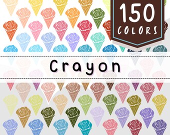 Procreate color palette | Procreate color swatches | Procreate color bundle | Digital color palette | Digital download | Crayon Colors