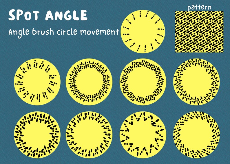 30 Spot Procreate Brushes Procreate Dot Brush Procreate Etsy