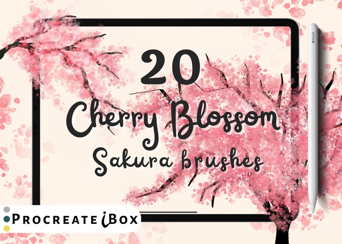 Procreate Sakura Brushes: Anime Cherry Blossom Stamps - Etsy