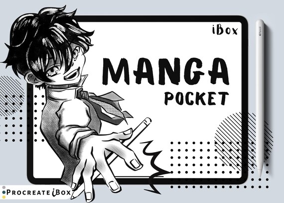 Procreate Manga Ink Brushes 25 Procreate Ink Brushes - Etsy