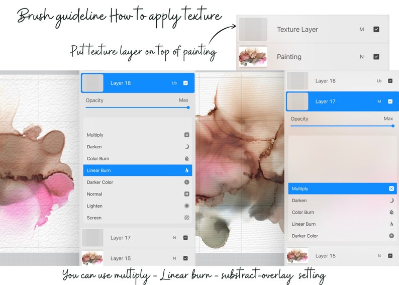 Procreate Watercolor Paper Texture Procreate Canvas 14 Etsy