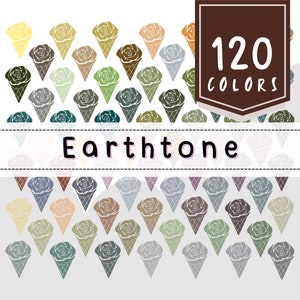 Procreate color palette | Procreate color swatches | Procreate color bundle | Digital color palette | Digital download | Earth tone Colors