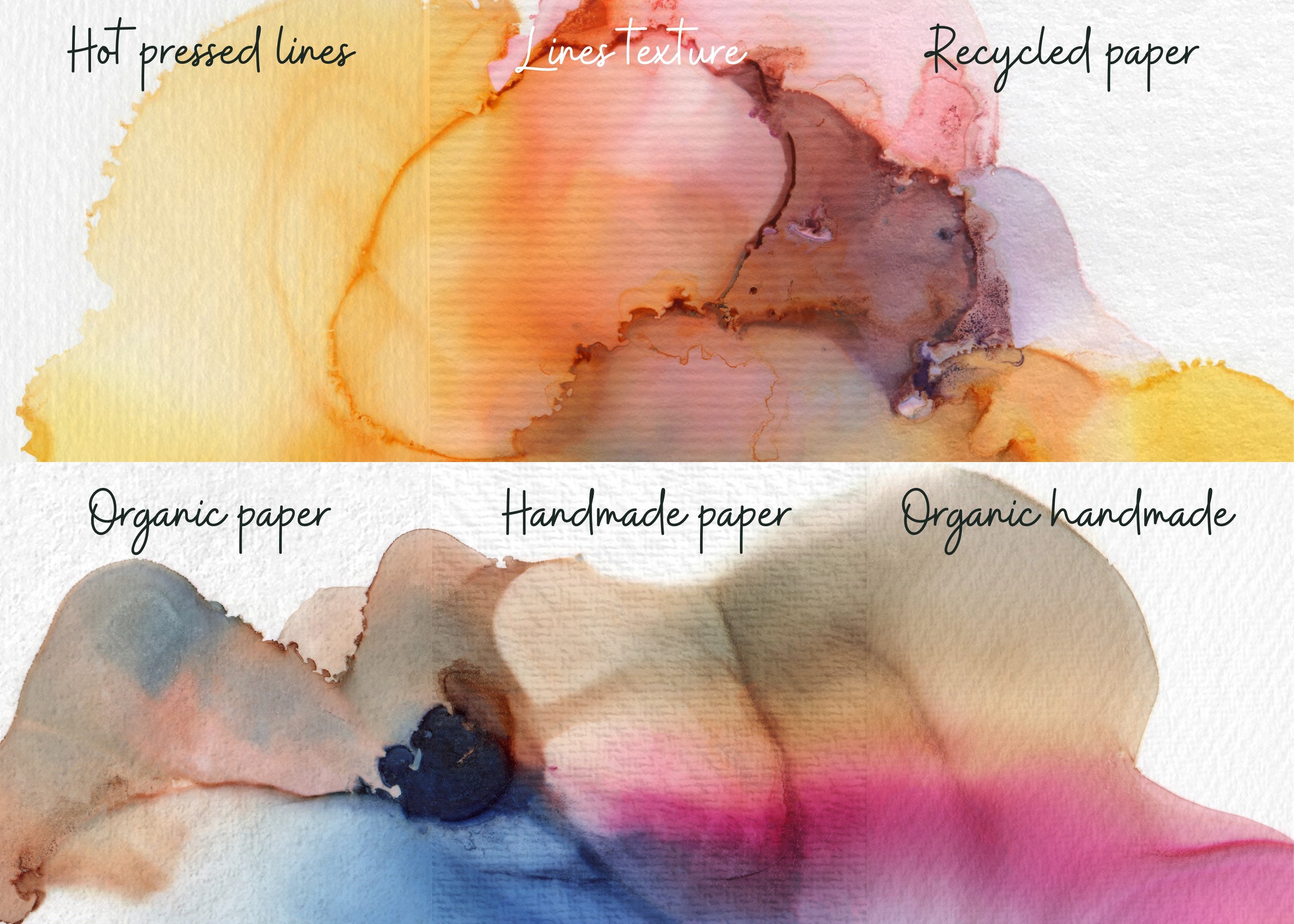 Paper Texture Brushes for Procreate | Watercolor & Mixed Media (digital ...