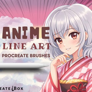 11 Procreate-anime-penselen: manga-inkt en lijntekeningen