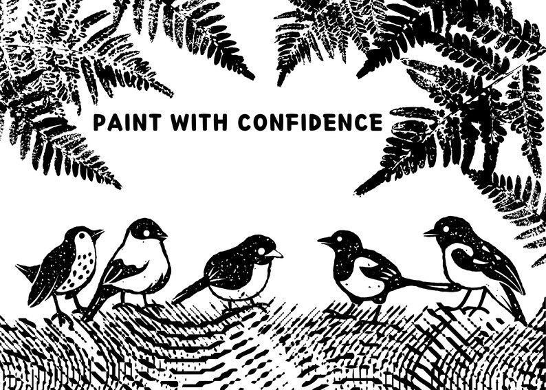 Procreate Linocut Brushes Linocut Pattern Brushes 39 Etsy