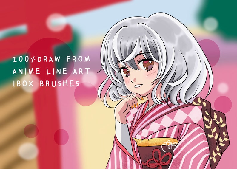 11 Procreate Anime Brushes Procreate Manga Brushes Anime Etsy