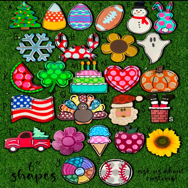 Wood ATTACHMENTS for Interchangeable Welcome Sign/ Happy Everything image 1