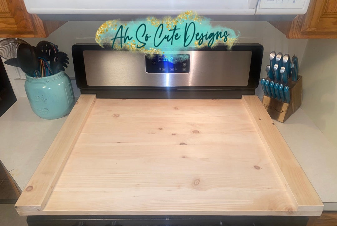Plain Unfinished Noodle Board Stove Cover Etsy