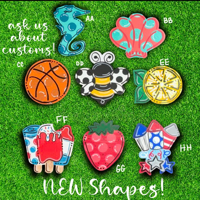 Wood ATTACHMENTS for Interchangeable Welcome Sign/ Happy Everything image 4