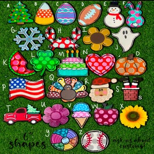 Wood ATTACHMENTS for Interchangeable Welcome Sign/ Happy Everything image 3