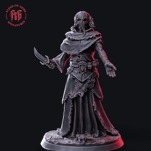 Ancient Cultist | Premium Resin DND Miniature | Hand Cleaned | 28mm 32mm 75mm 100mm | Tabletop RPG Mini