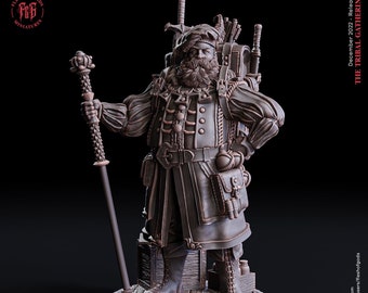 Rich Merchant | 32mm / 28mm / 75mm | Ideal for Tabletop RPGs | Dungeons and Dragons - Flesh of Gods