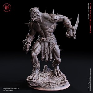 Magoths Servant 1: 3D Printed Miniature for Tabletop RPGs