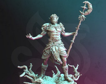 Aurelion - Druid of the Stars | 28-75mm Resin Mini | 14K Resin Print at 20µm | Tabletop RPG, D&D Model | Dm Stash