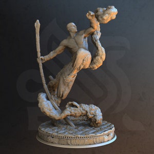 Kheye the Seer Miniature: 3D Printed Resin RPG Figure - DM Stash